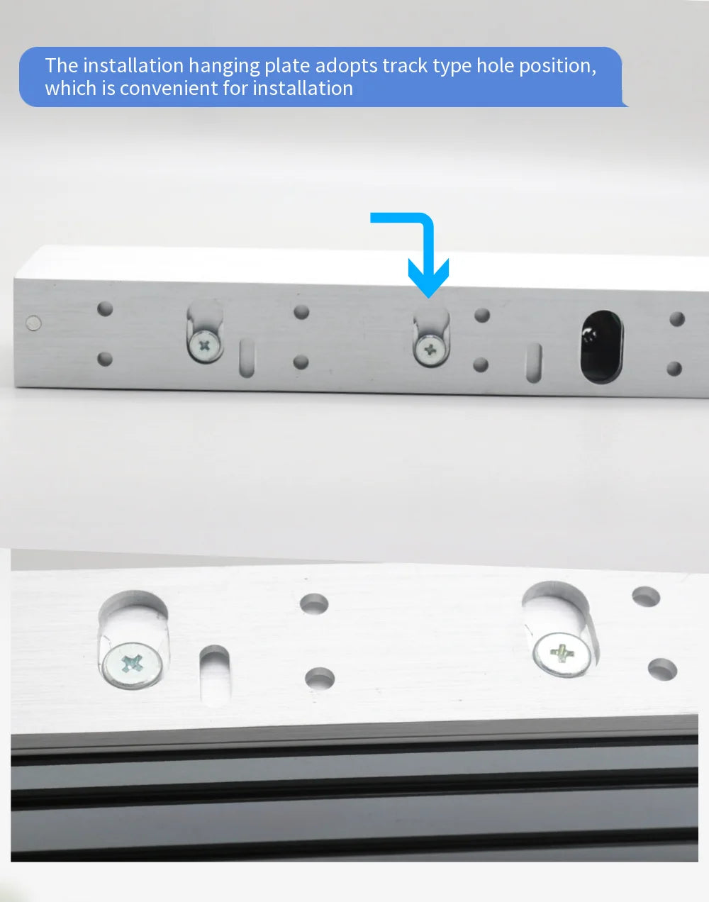 500KGS Holding Force Electromagnetic Lock for Double Leaves Door As a Part of Access Control System