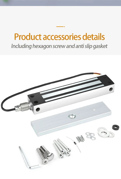 Custom Electromagnetic Lock With 500KGS Holding Force Anti-Acid Salt Waterproof for Seaside High Humidity Environment House Door