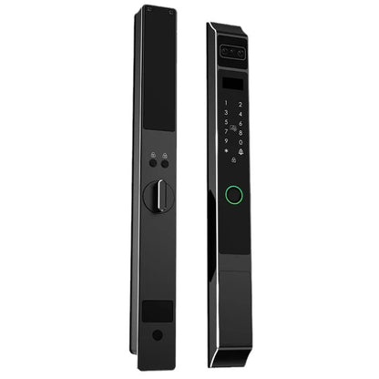 Face ID Fully Automatic Waterproof Outdoor Tuya Wifi Lock Aluminum Smart Sliding Door Lock Slim Fingerprint Electronic Lock