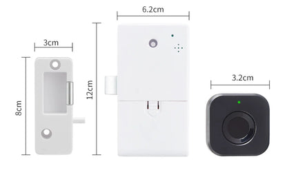 TUYA App Smart Lock Cabinet Lock,with Fingerprint ,IC Card,Password Tuya Wifi or Tuya Bluetooth for Cabinet and Closet