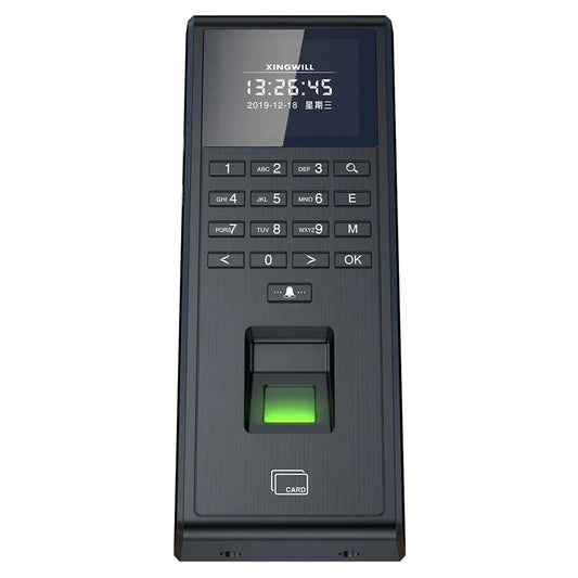 Biometric Fingerprint Employee Time Attendance Machine Access Control RFID Card 125KHZ Standalone Keypad TCP/IP or USB Port