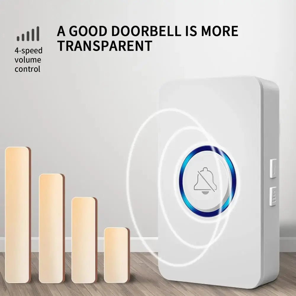Simple Smart Door Bells Easy Installation  Wireless Connection Energy Saving Battery Operated  Multi-functional Door Bell
