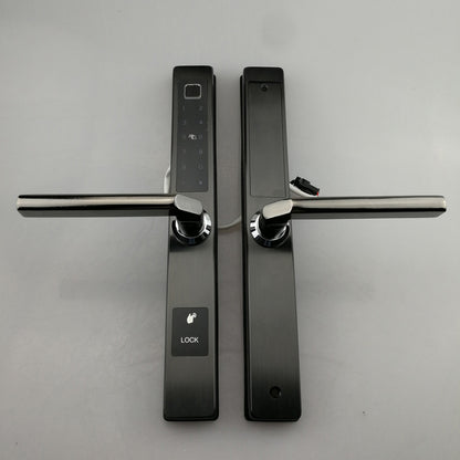 Security Electronic Handle Digital Inteligentes TUYA Wifi Keyless Smart Lock Fingerprint for Metal Door TDM-CN330
