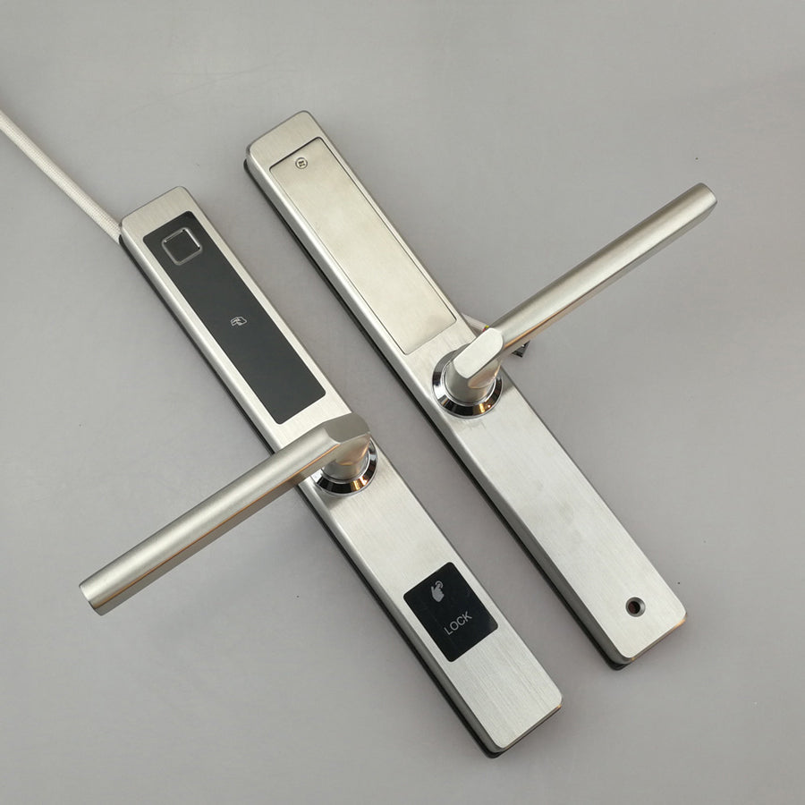 Security Electronic Handle Digital Inteligentes TUYA Wifi Keyless Smart Lock Fingerprint for Metal Door TDM-CN330