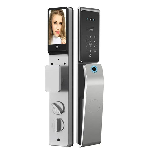Waterproof Face Recognition Door Lock Security Outdoor Active Intercom Camera Home Main Door Lock TDM-C60